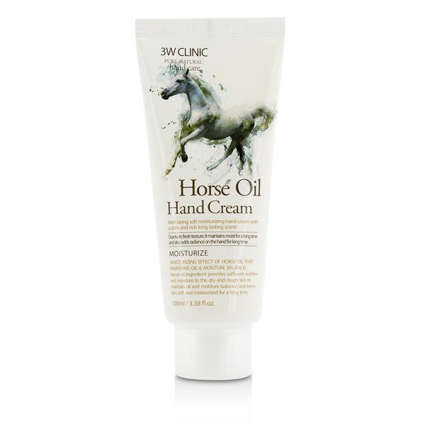 3W Clinic Hand Cream - Horse Oil  100ml/3.38oz