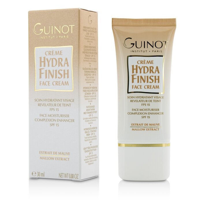 Guinot Creme Hydra Finish Face Moisturiser Complexion Enhancer SPF15 30ml/0.88oz