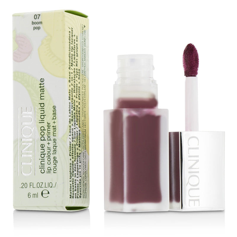 Clinique Pop Liquid Matte Lip Colour + Primer - # 07 Boom Pop 6ml/0.2o Fresh Beauty Co. USA Clinique Pop Liquid Matte Lip Colour + Primer - # 07 Boom Pop 6ml/0.2o Fresh Beauty Co. USA