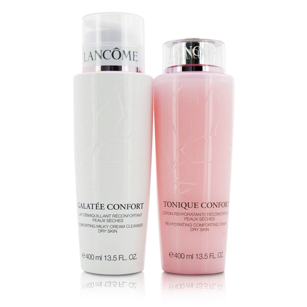 Lancome Confort Duo Set: Confort Galatee 400ml/13.4oz + Confort Tonique 400ml/13.4oz 