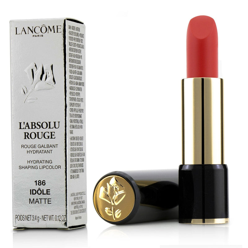 Lancome L' Absolu Rouge Hydrating Shaping Lipcolor - # 186 Idole (Matte) 