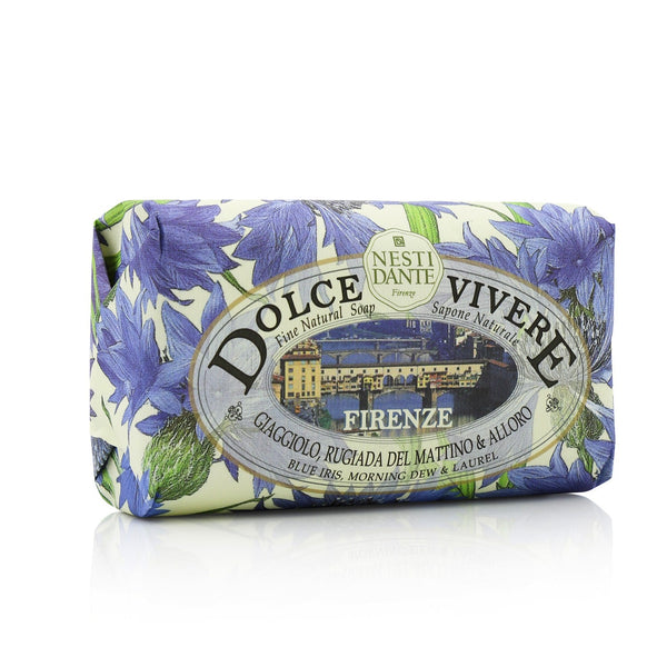 Nesti Dante Dolce Vivere Fine Natural Soap - Firenze - Blue Iris, Morning Dew & Laurel  250g/8.8oz