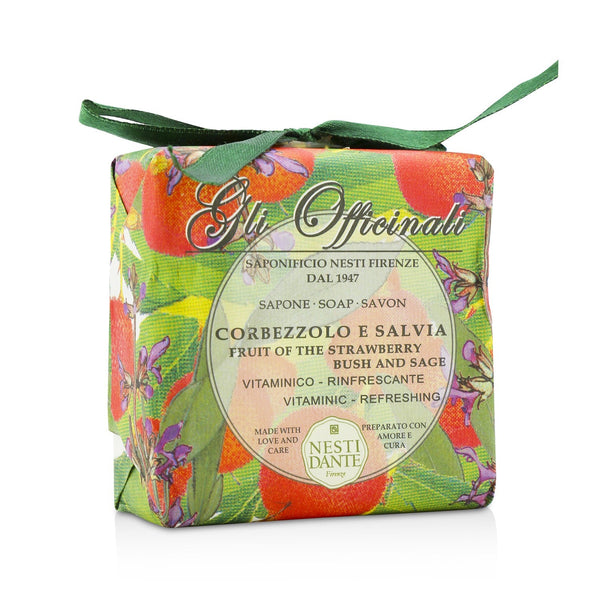 Nesti Dante Gli Officinali Soap - Fruit Of The Strawberry Bush & Sage - Vitaminic & Refreshing  200g/7oz