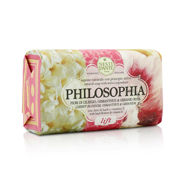 Nesti Dante Philosophia Natural Soap - Lift - Cherry Blossom, Osmanthus & Geranium With Bach Flowers & Vitamin E 