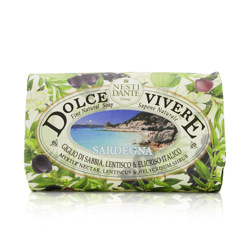 Nesti Dante Dolce Vivere Fine Natural Soap - Sardegna - Myrtle Nectar, Lentiscus & Helycrisum Shrub 