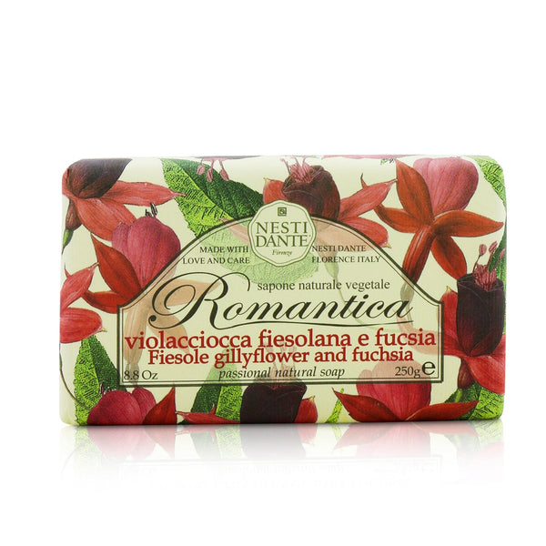 Nesti Dante Romantica Passional Natural Soap - Fiesole Gillyflower & Fuchsia 