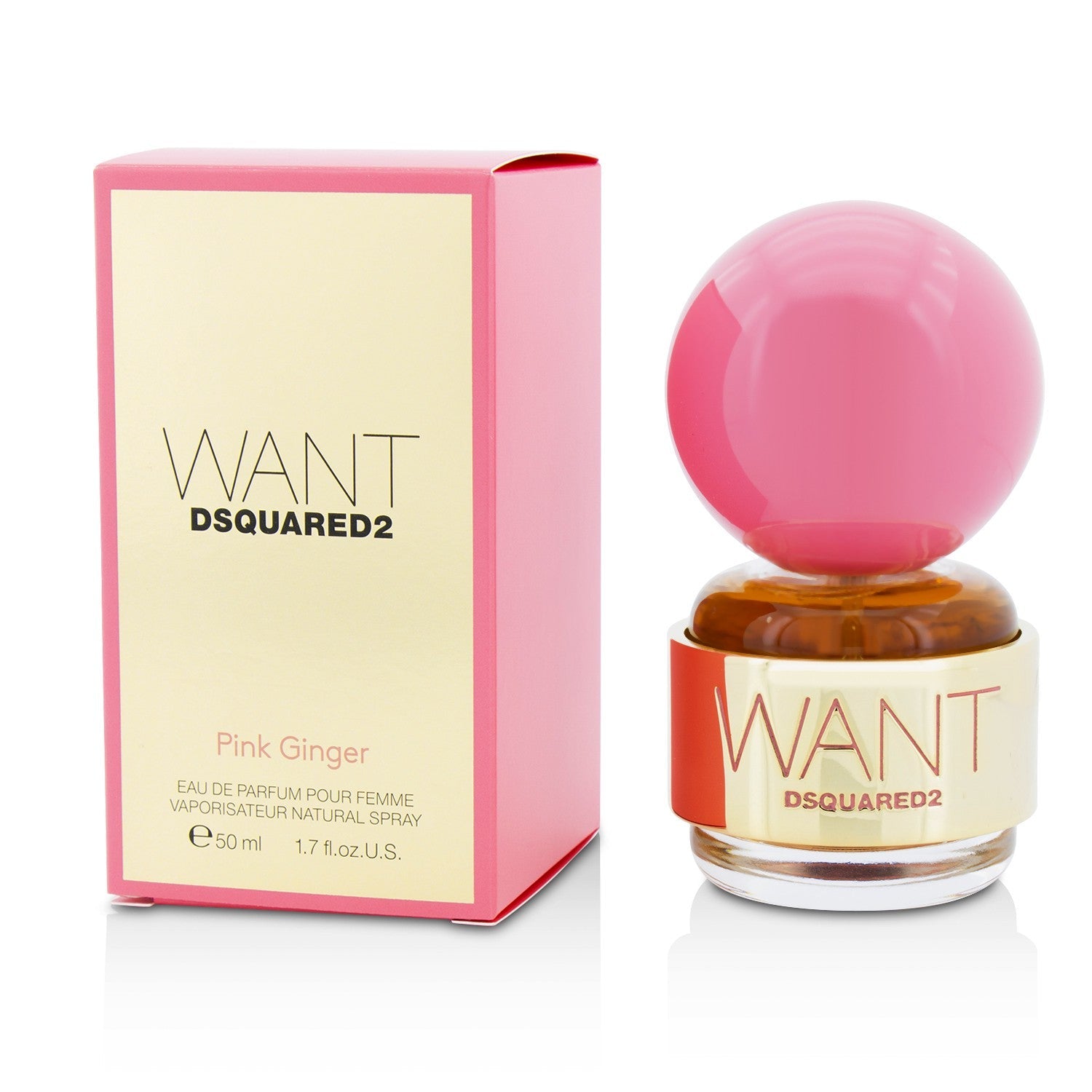 Dsquared2 Want Pink Ginger Eau De Parfum Spray 50ml/1.7oz – Fresh Beauty  Co. USA