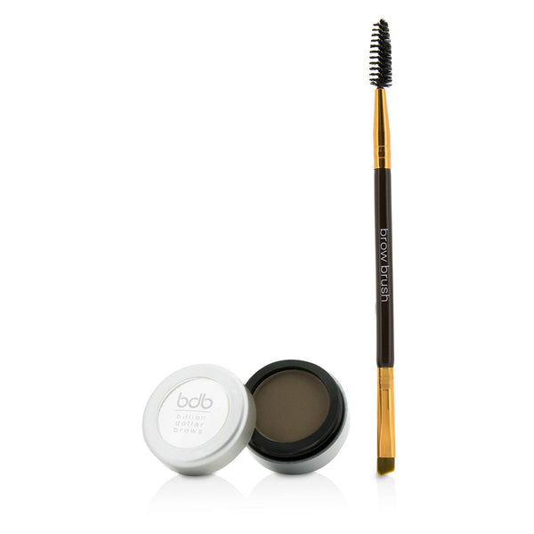Billion Dollar Brows 60 Seconds To Beautiful Brows Kit (1x Brow Powder, 1x Dual Ended Brow Brush) - Taupe  2pcs