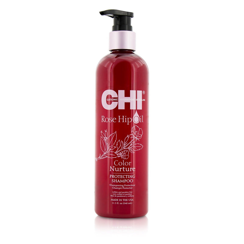 CHI Rose Hip Oil Color Nurture Protecting Shampoo 