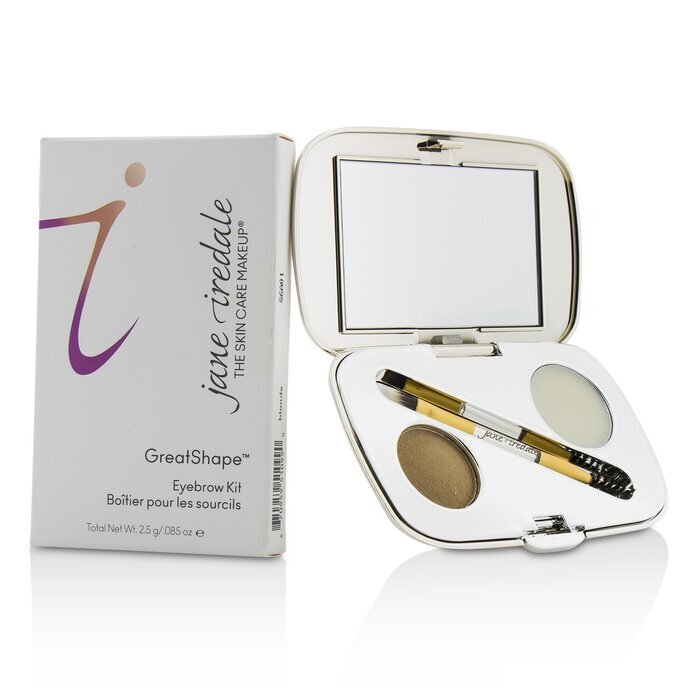 Jane Iredale GreatShape Eyebrow Kit (1x Brow Powder, 1x Brow Wax, 1x Applicator) - Blonde 2.5g/0.85oz