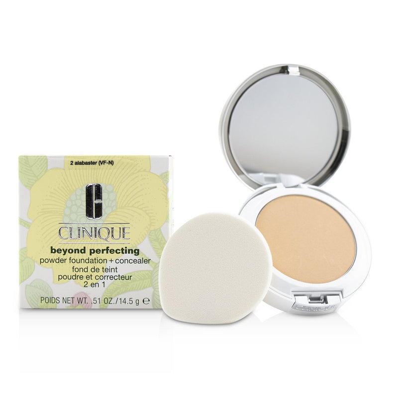 Clinique Beyond Perfecting Powder Foundation + Corrector - # 02 Alabaster (VF-N)  14.5g/0.51oz