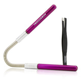 Tweezerman Smooth Finish Facial Hair Remover - Pink (With Black Slant Tweezerette) 