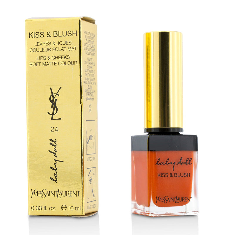 Yves Saint Laurent Baby Doll Kiss & Blush - # 24 Orange Intrepide 