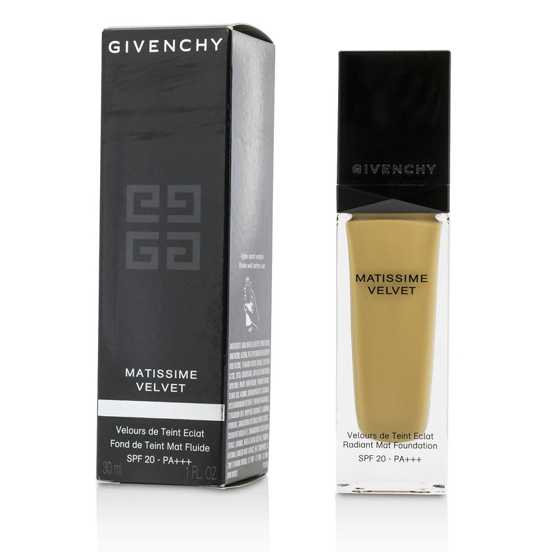 Givenchy Matissime Velvet Radiant Mat Fluid Foundation SPF 20 - #05 Mat Honey  30ml/1oz