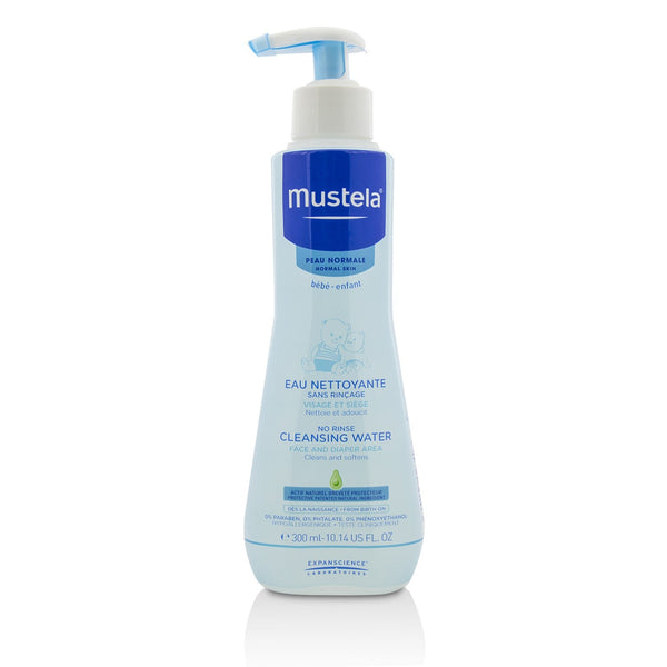 Mustela No Rinse Cleansing Water (Face & Diaper Area) - For Normal Skin  300ml/10.14oz