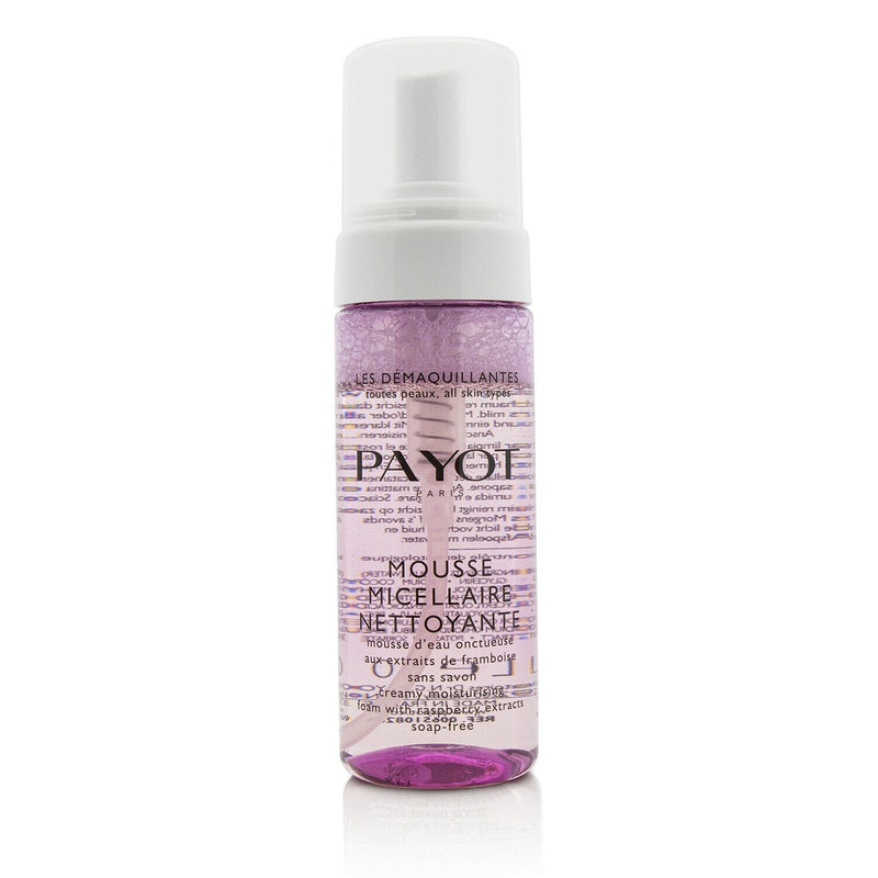 Payot Les Demaquillantes Mousse Micellaire Nettoyante - Creamy Moisturising Foam with Raspberry Extracts 