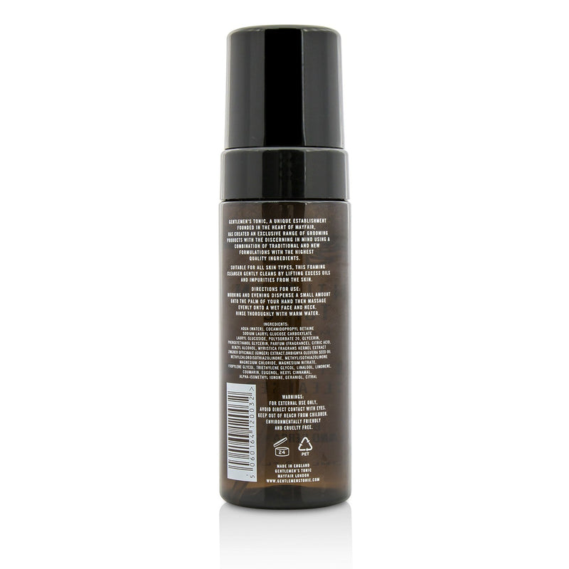 Gentlemen's Tonic Daily Foaming Cleanser - Babassu & Bergamot 