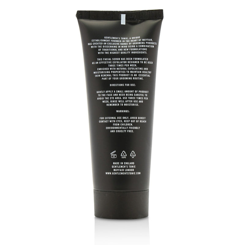 Gentlemen's Tonic Exfoliating Facial Scrub - Babassu & Bergamot 