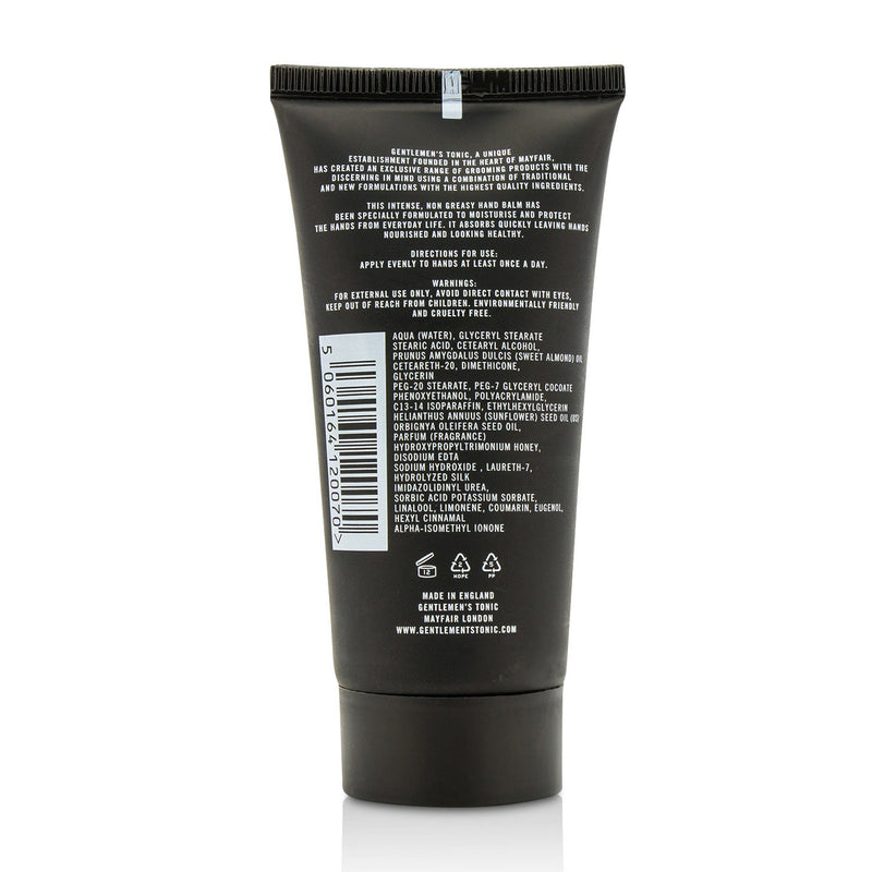 Gentlemen's Tonic Moisturising Hand Balm - Babassu & Bergamot 