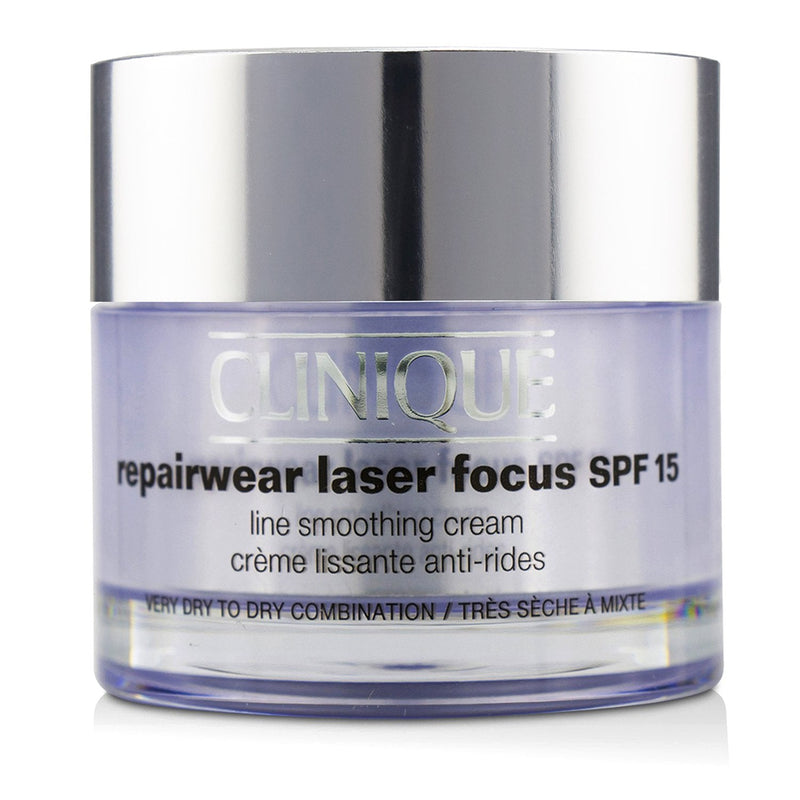 Clinique Repairwear Laser Focus Line Smoothing Cream SPF 15 - Very Dry To Dry Combination  50ml/1.7oz