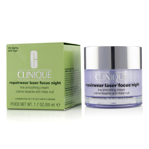 Clinique Repairwear Laser Focus Night Line Smoothing Cream - Combination Oily To Oily  50ml/1.7oz