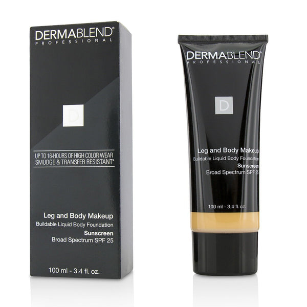 Dermablend Leg and Body Make Up Buildable Liquid Body Foundation Sunscreen Broad Spectrum SPF 25 - #Light Sand 25W  100ml/3.4oz