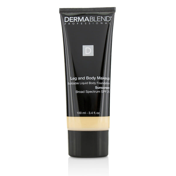 Dermablend Leg and Body Make Up Buildable Liquid Body Foundation Sunscreen Broad Spectrum SPF 25 - #Fair Nude 0N  100ml/3.4oz