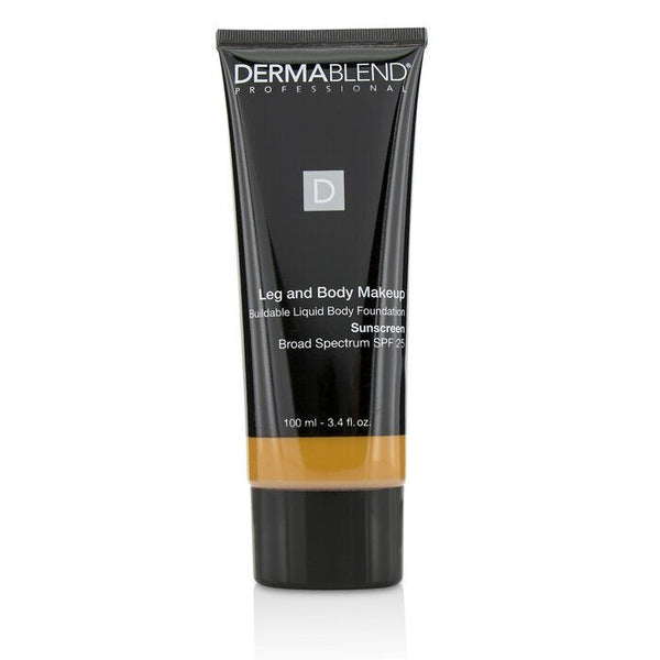 Dermablend Leg and Body Make Up Buildable Liquid Body Foundation Sunscreen Broad Spectrum SPF 25 - #Tan Golden 65N 100ml/3.4oz