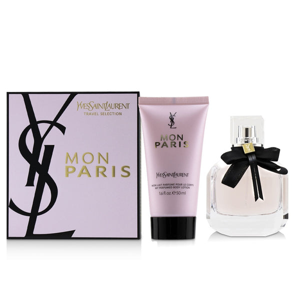 Yves Saint Laurent Mon Paris Coffret: Eau De Parfum Spray 50ml/1.6oz + My Perfumed Body Lotion 50ml/1.6oz 