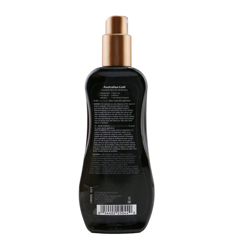 Australian Gold Dark Tanning Accelerator Spray Gel with Bronzers  237ml/8oz