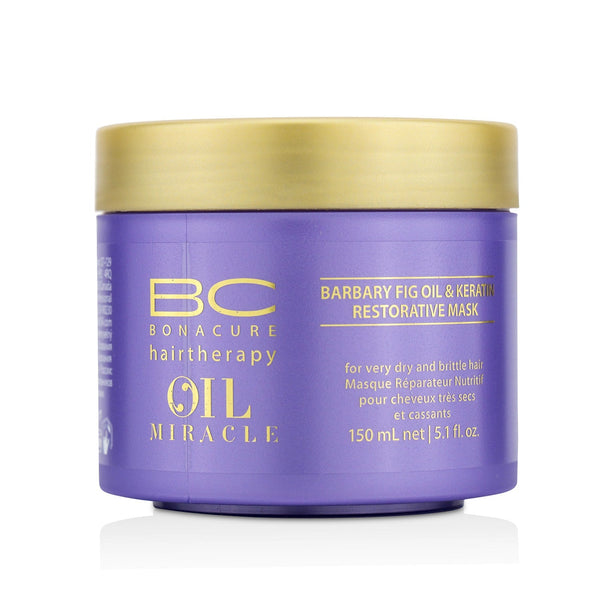 Schwarzkopf BC Oil Miracle Barbary Fig Oil & Keratin Restorative Mask (For Very Dry and Brittle Hair) 