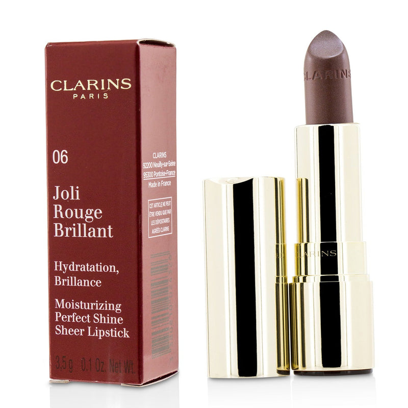 Clarins Joli Rouge Brillant (Moisturizing Perfect Shine Sheer Lipstick) - # 06 Fig 