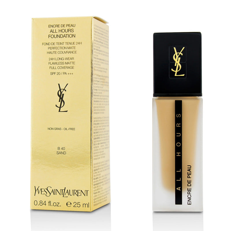 Yves Saint Laurent All Hours Foundation SPF 20 - # B40 Sand  25ml/0.84oz