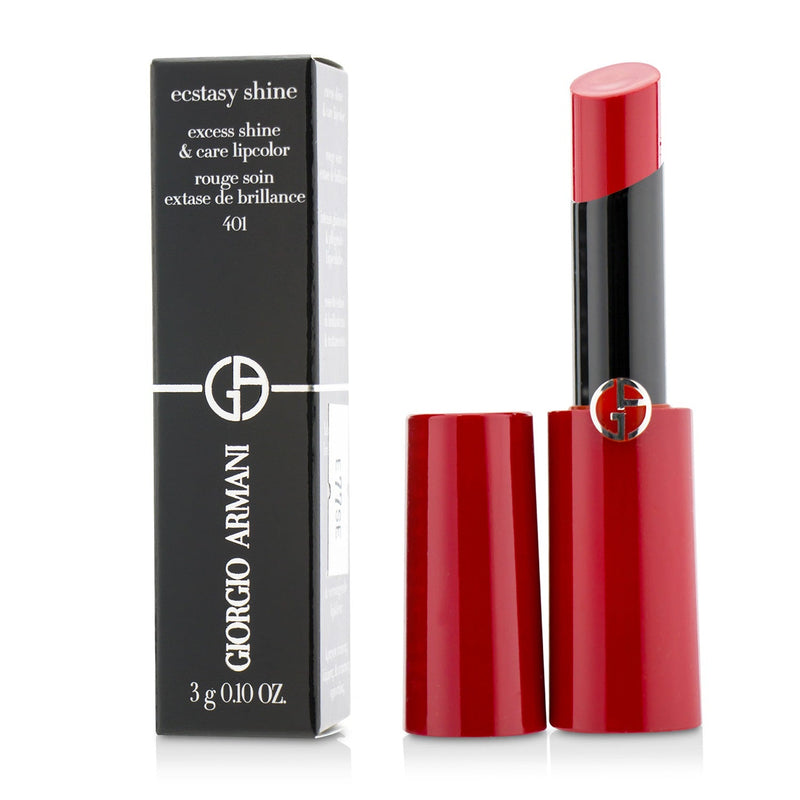 Giorgio Armani Ecstasy Shine Excess Shine & Care Lipcolor - # 401 Hot 