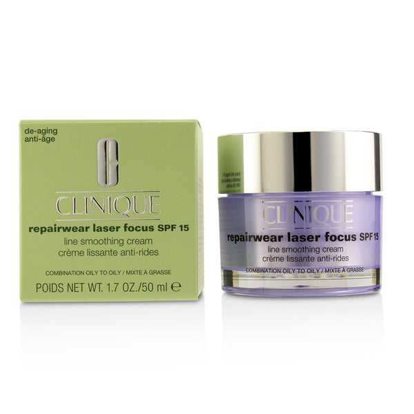 Clinique Repairwear Laser Focus Line Smoothing Cream SPF 15 - Combination Oily To Oily  50ml/1.7oz