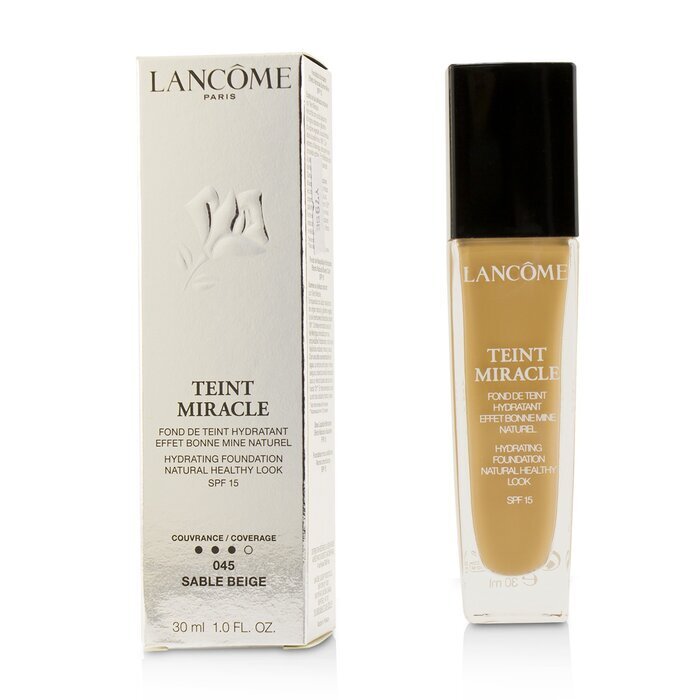 Lancome Teint Miracle Hydrating Foundation Natural Healthy Look SPF 15 - # 045 Sable Beige 30ml/1oz