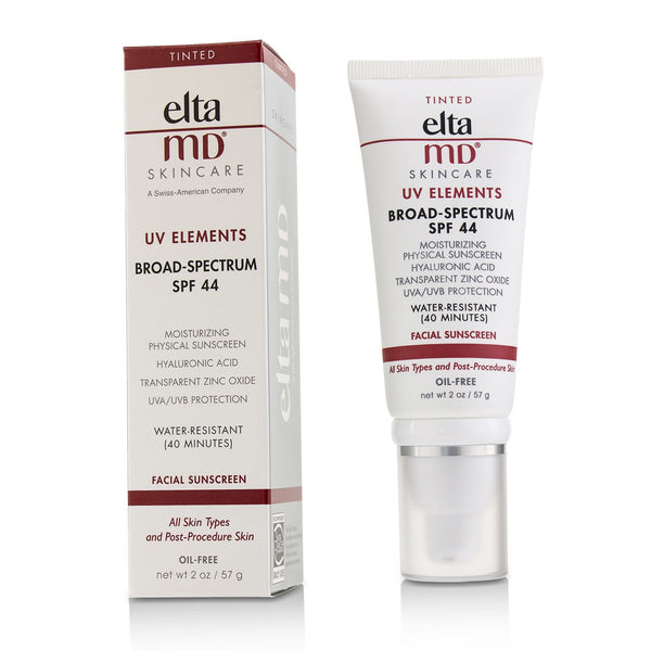 EltaMD UV Elements Moisturizing Physical Tinted Facial Sunscreen SPF 44 - For All Skin Types & Post-Procedure Skin 