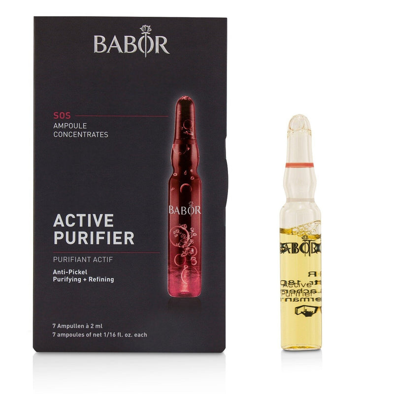 Babor Ampoule Concentrates SOS Active Purifier (Purifying + Refining) - For Problematic, Impure Skin 