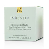Estee Lauder Resilience Lift Night Lifting/ Firming Face & Neck Creme - For All Skin Types 