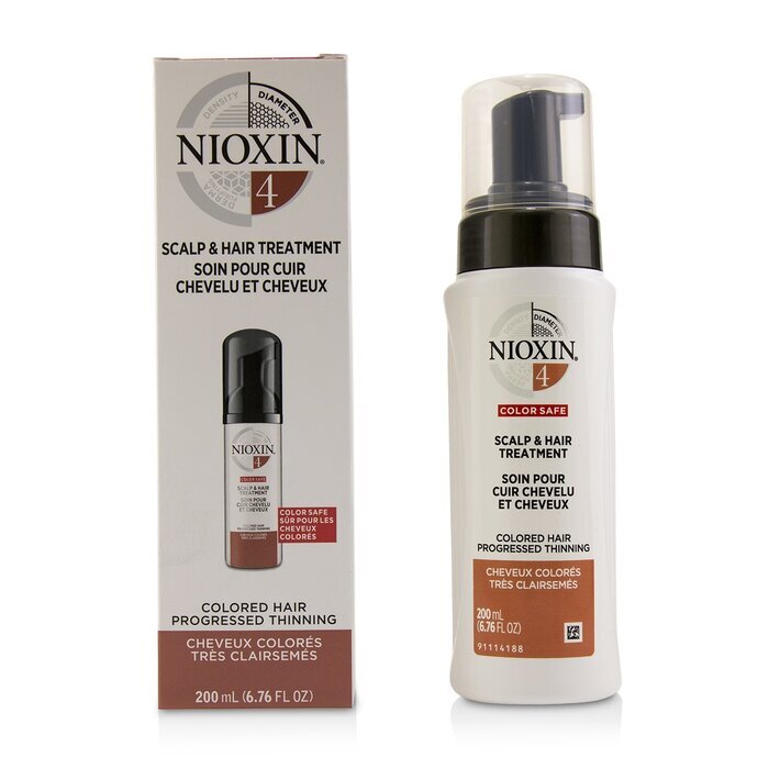 Nioxin Diameter System 4 Scalp & Hair Treatment (Colored Hair, Progressed Thinning, Color Safe) 200ml/6.76oz