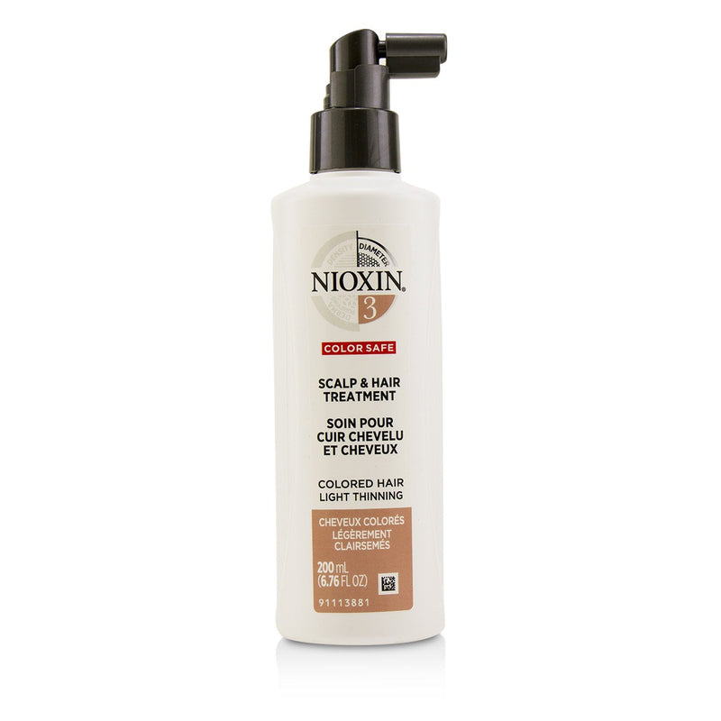 Nioxin Diameter System 3 Scalp & Hair Treatment (Colored Hair, Light Thinning, Color Safe)  200ml/6.76oz