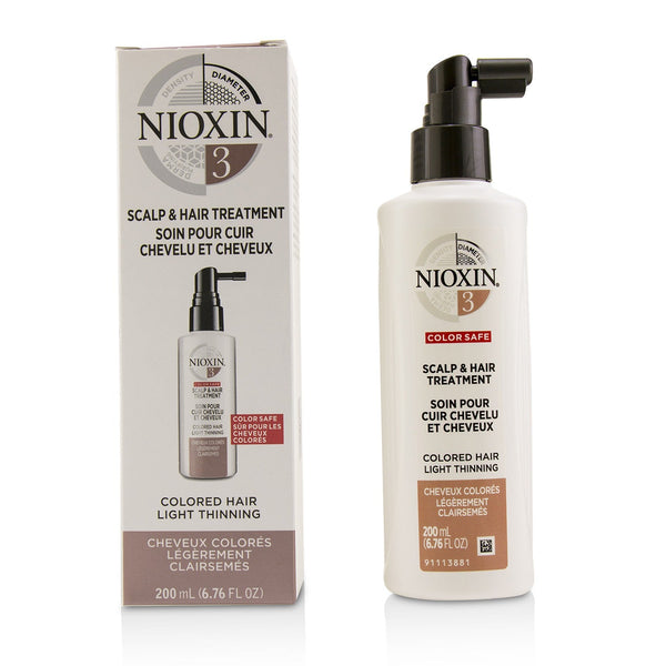 Nioxin Diameter System 3 Scalp & Hair Treatment (Colored Hair, Light Thinning, Color Safe) 