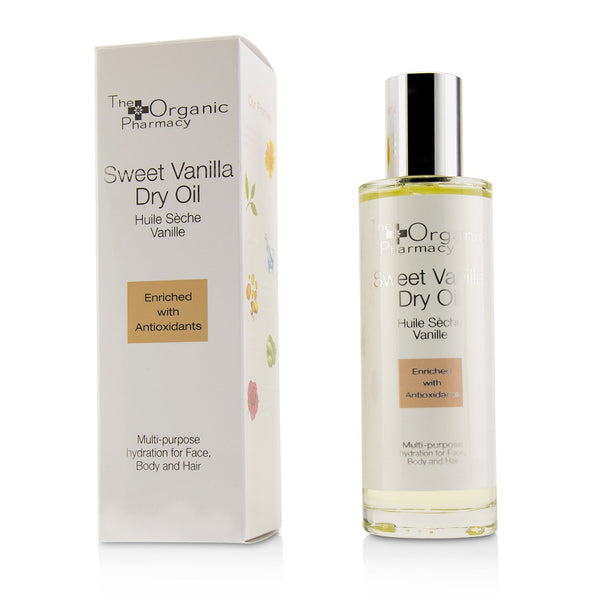 The Organic Pharmacy Sweet Vanilla Dry Oil - Multi-use For Face, Body & Hair 