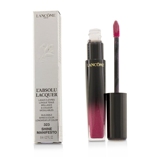 Lancome L'Absolu Lacquer Buildable Shine & Color Longwear Lip Color - # 323 Shine Manifesto 