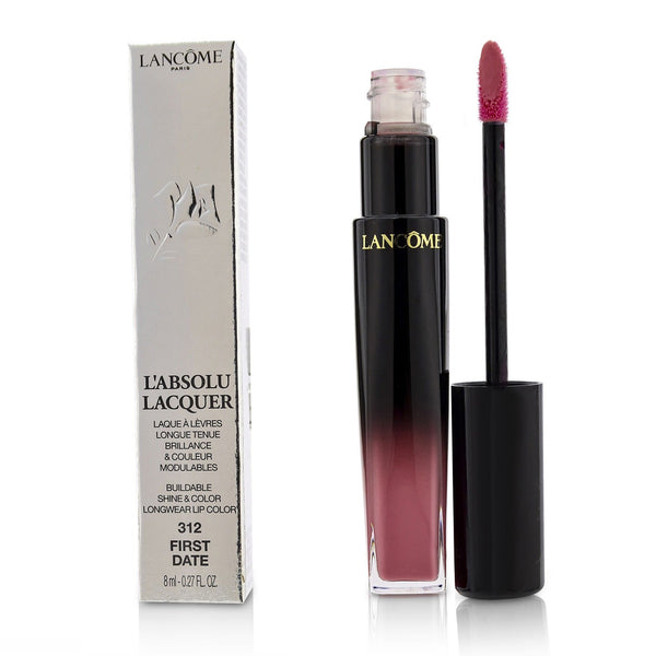 Lancome L'Absolu Lacquer Buildable Shine & Color Longwear Lip Color - # 312 First Date 