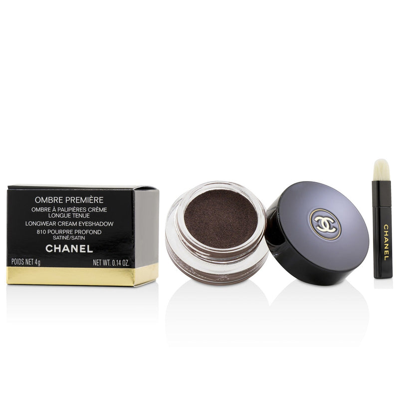 Chanel Ombre Premiere Longwear Cream Eyeshadow - # 810 Pourpre Profond  (Satin) – Fresh Beauty Co. USA
