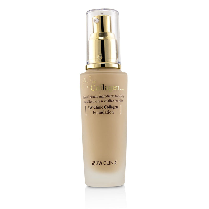 3W Clinic Collagen Foundation - # 23 (Natural Beige) 