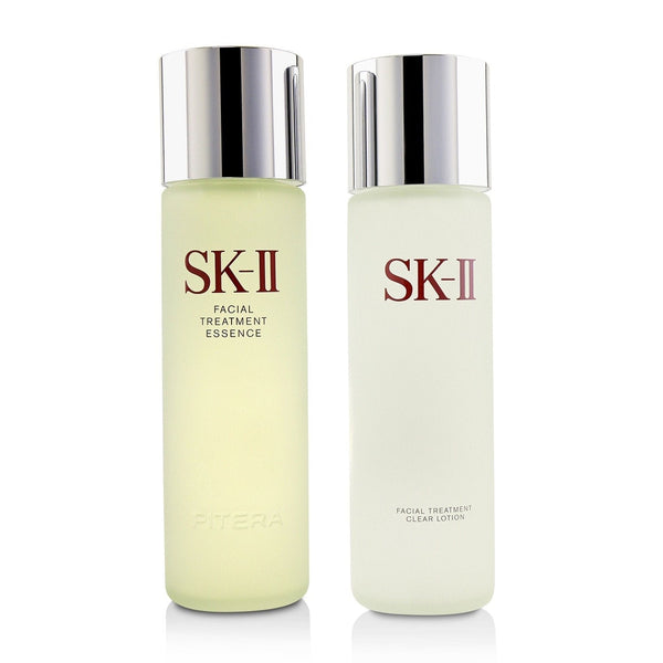 SK II Pitera Deluxe Set: Facial Treatment Clear Lotion 230ml + Facial Treatment Essence 230ml 09125  2x230ml/7.77oz