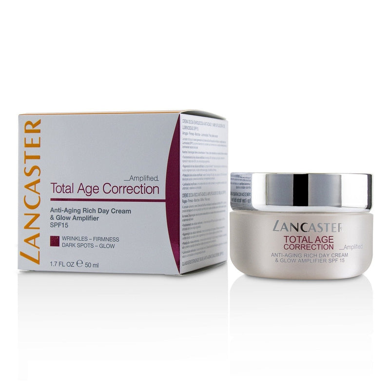 Lancaster Total Age Correction Amplified - Anti-Aging Rich Day Cream & Glow Amplifier 