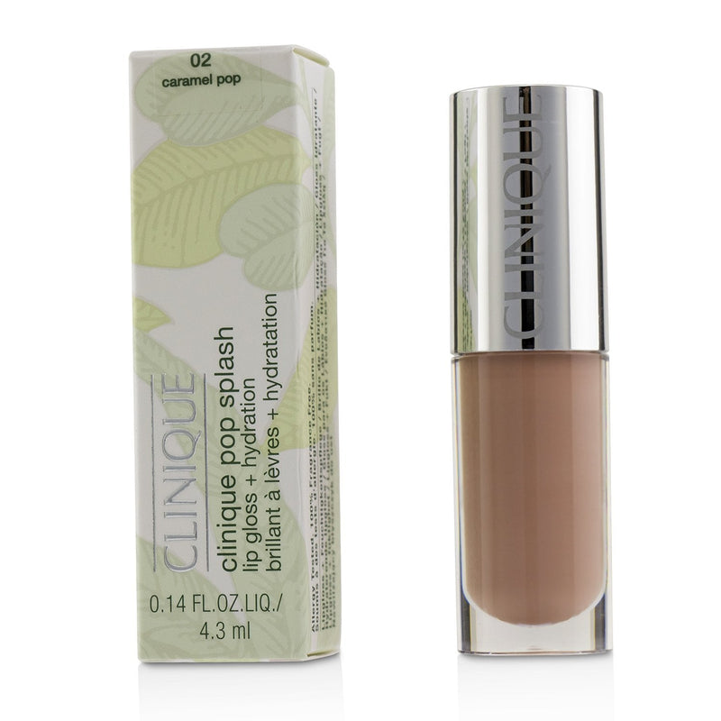 Clinique Pop Splash Lip Gloss + Hydration - # 02 Caramel Pop 